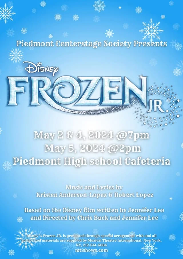 Piedmont City Schools Theater students in production